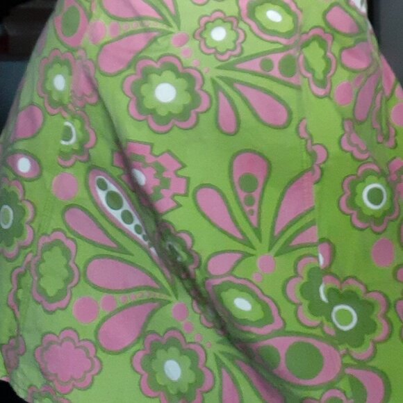 Vintage Green and Pink Sundress - Picture 4 of 4